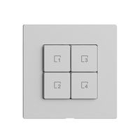 Abdeckset zu Szenentaster 4 Szenen/4T Edue Wiser hellgrau