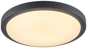 LED-Deckenleuchte SLV AINOS, 18W 1430lm 3000K IP44 anthrazit