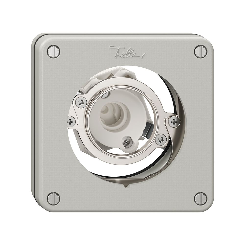 NUP-Signallampe NEVO ohne Kalotte, ohne Glüh- oder Glimmlampe, lichtgrau