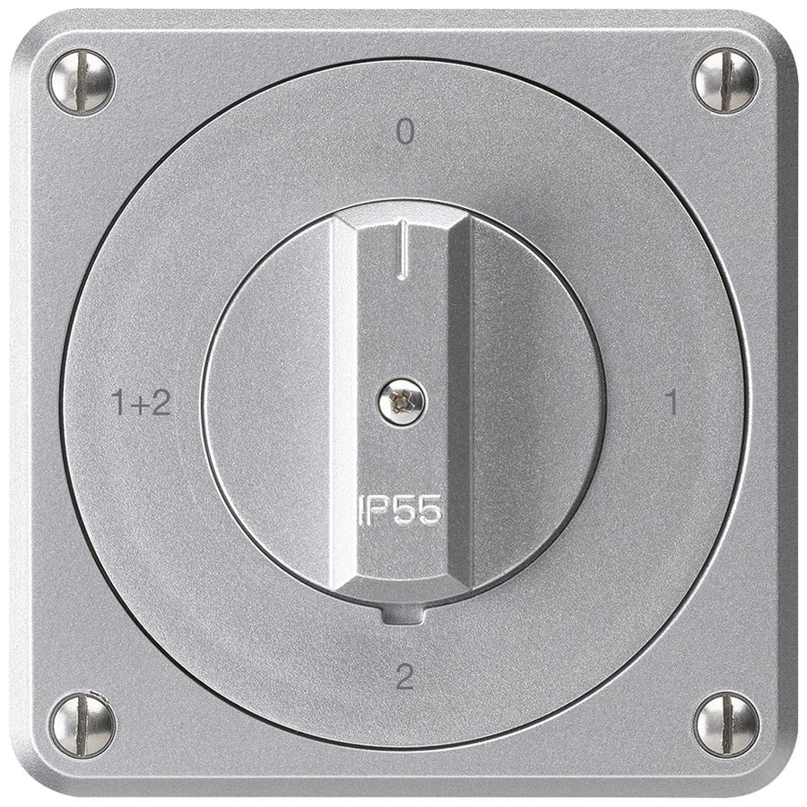 Interrupteur rotatif ENC robusto IP55 schéma 1/1P aluminium
