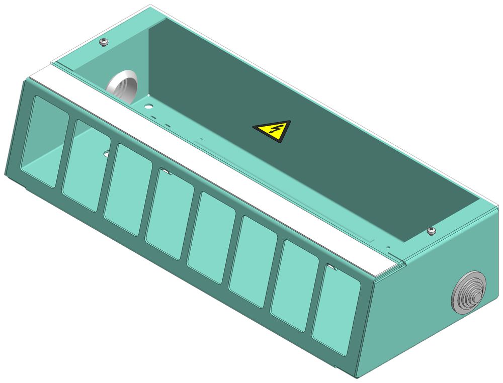 Anschlusskasten 8FLF vertikal DAK