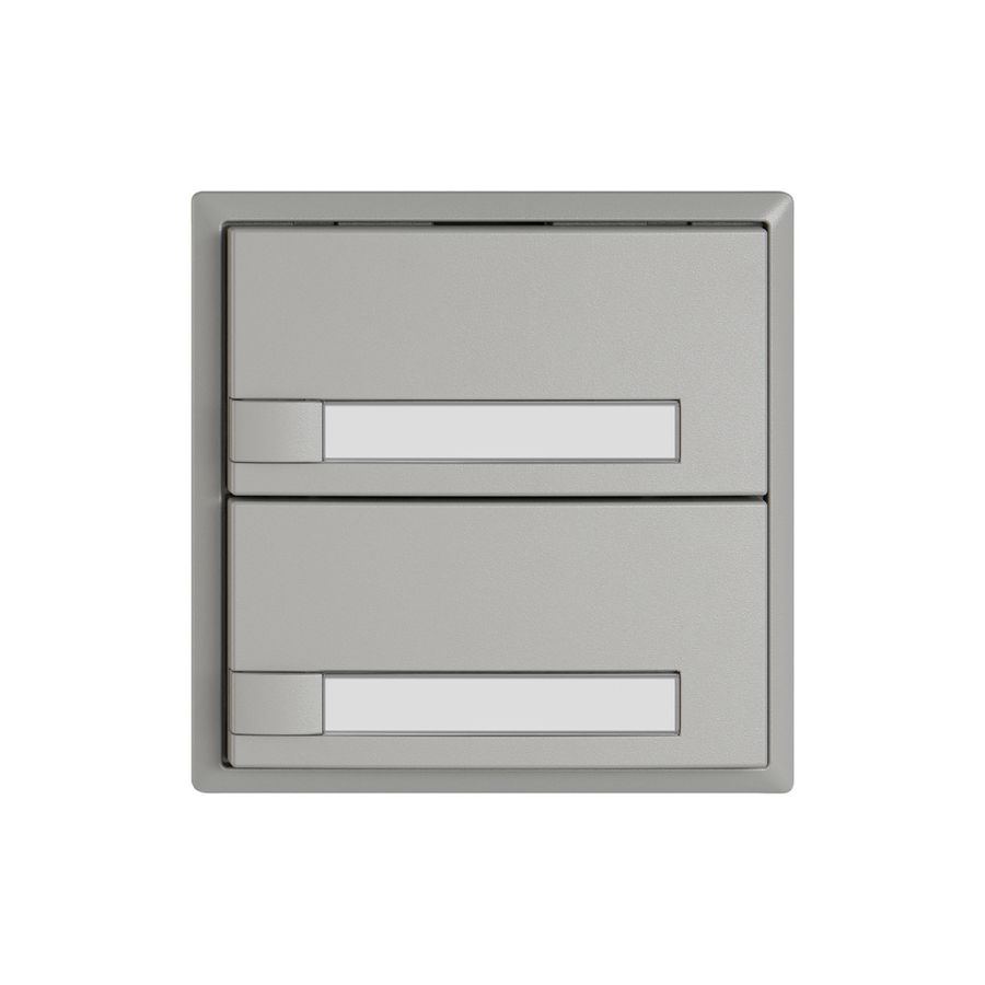 Universaltaster EDIZIO.liv UNI SNAPFIX® o.LED 2× 1-Tbed.Pap.hgu