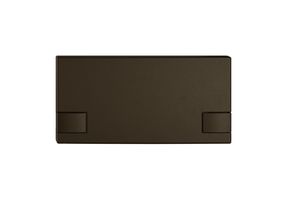 Poussoir 1/2 EDIZIO.liv SNAPFIX® p.KNX&UNI s.LED comm.à 2 touches br