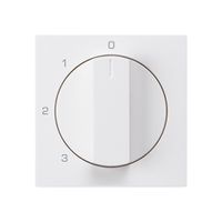 Abdeckset kallysto zu Drehschalter 0123 weiss