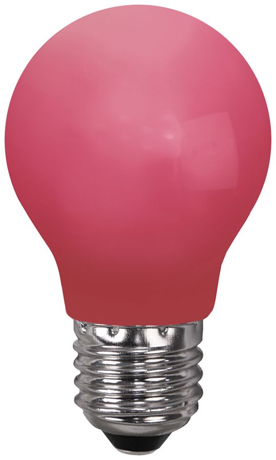 Lampe LED M. Schönenberger E27 0.9W 3lm 96mm A55 opalin rouge