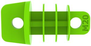 Dichtungszapfen Spotbox M20 grün