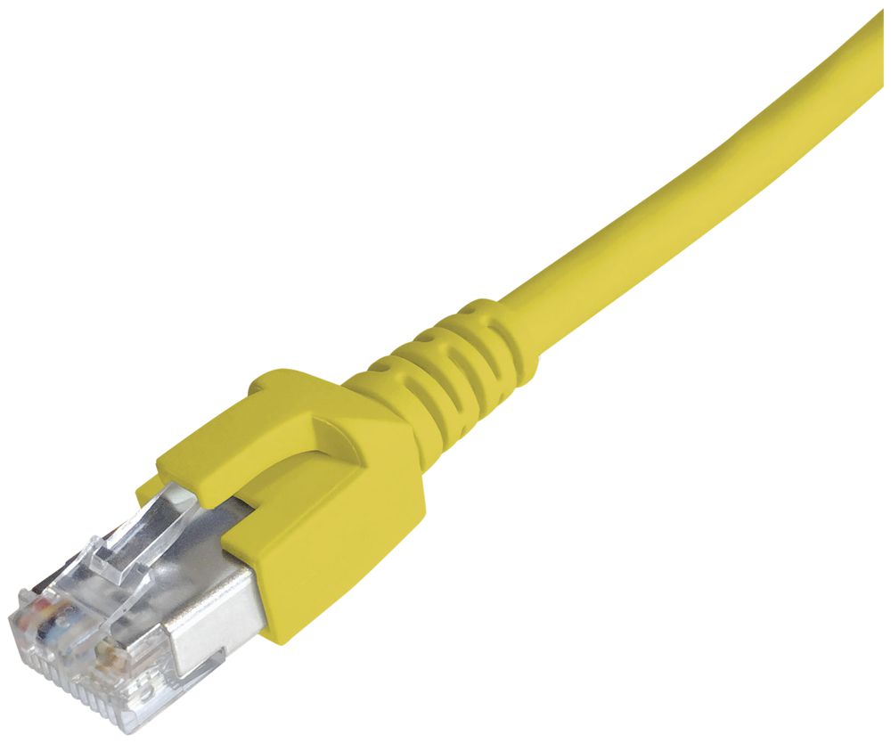 Patchkabel RJ45 Dätwyler 7702 4P, Kat.6A (IEC) S/FTP LSZH, gelb, 5m