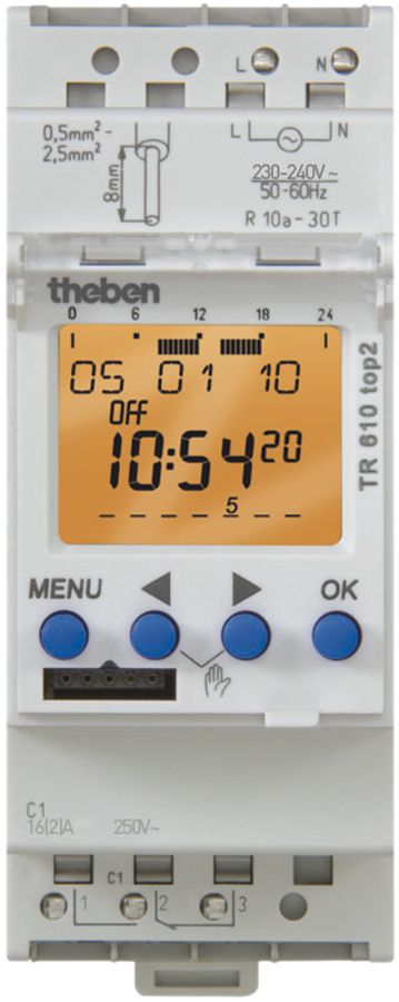 Timer AMD digitale Theben TR 610 top2 G