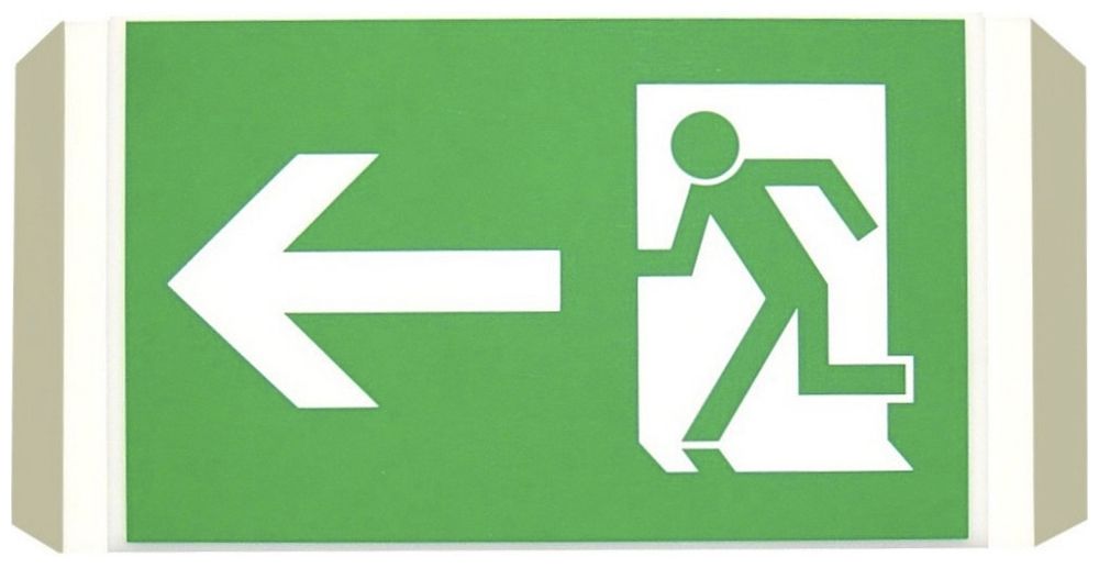 Rettungszeichenleuchte Candelux CWL 2G7 11W bat 1h BS DS Pt weiss