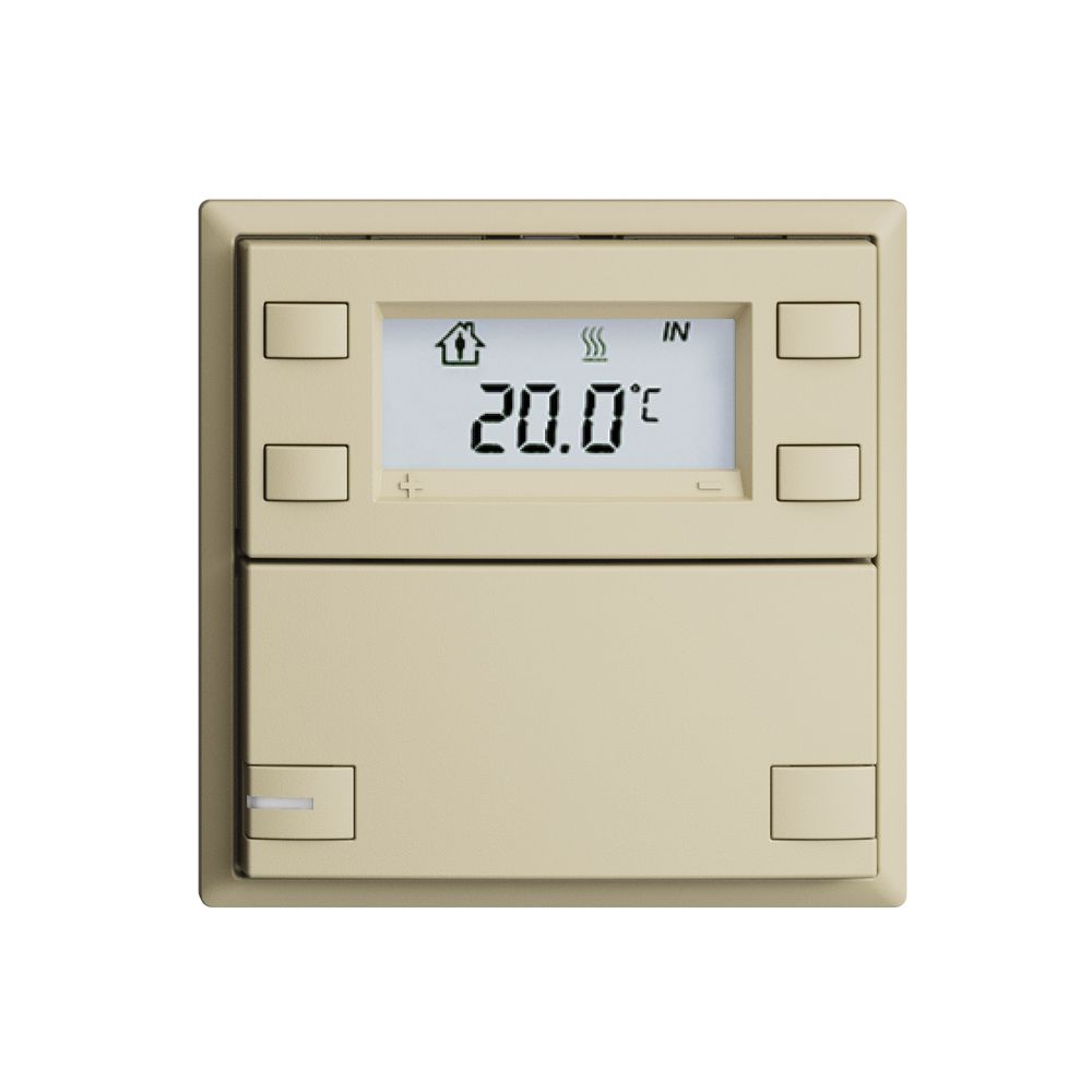 Poussoir RTH ENC KNX 1× EDIZIOdue F vanille, avec LED RGB