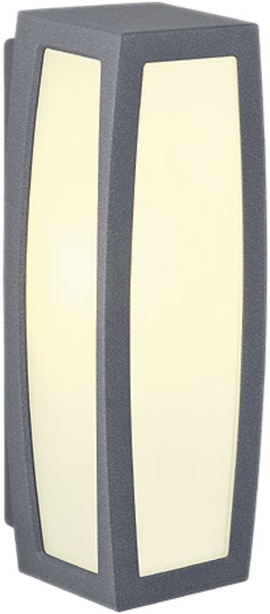 Wandleuchte SLV MERIDIAN BOX, E27 25W IP54 anthrazit