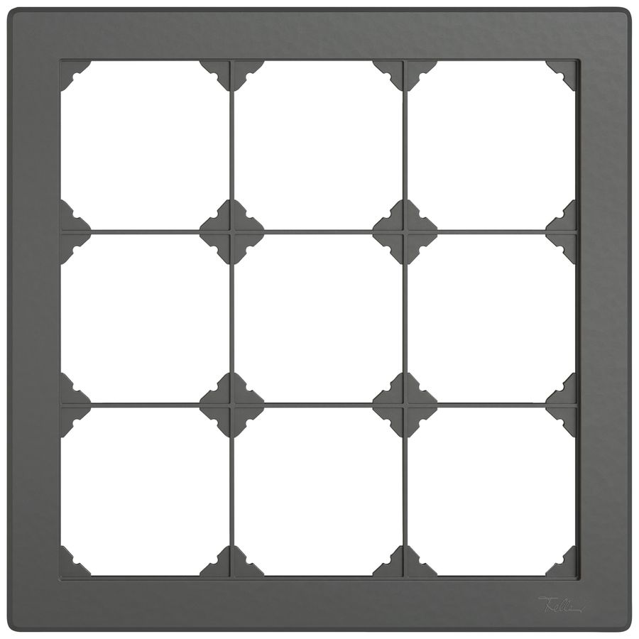 UP-Abdeckrahmen EDIZIO.liv SNAPFIX® 3×3 216×216mm dgu