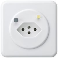 UP-Steckdose basico C T13 FI 30mA weiss