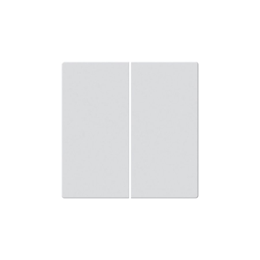 Face poussoir KNX Hager BA kallysto Z double blanc 45×45mm