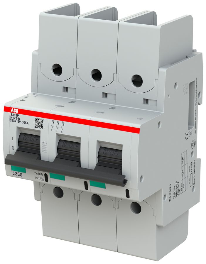 Leitungsschutzschalter ABB S803P-K125-R 3P 400V K-125A 50kA 5TE