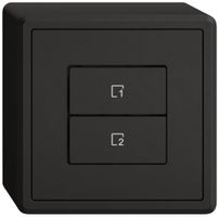AP-Szenentaster EDIZIO.liv Wiser SNAPFIX® 2 Szenen 2 Tasten WLAN sz