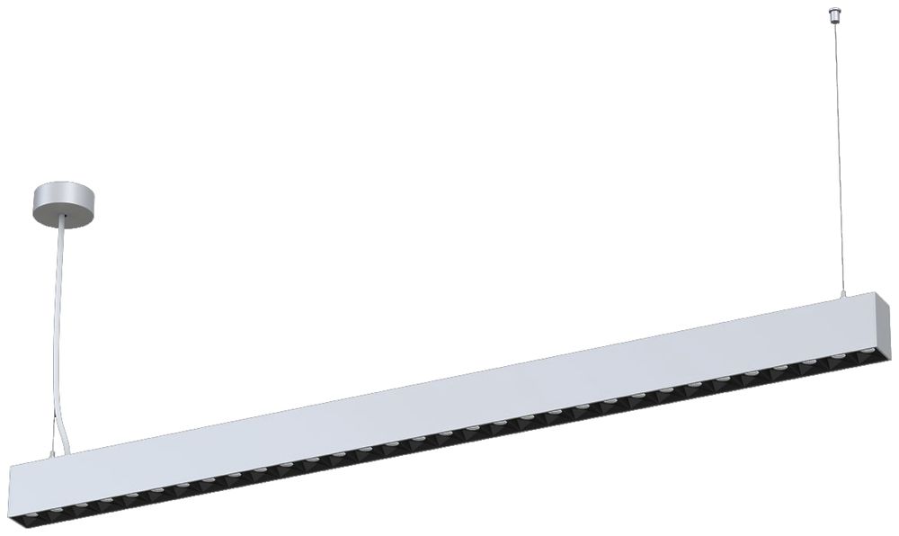 Lampada sospesa LED Oculus 70W 3000K 7150lm DALI argento