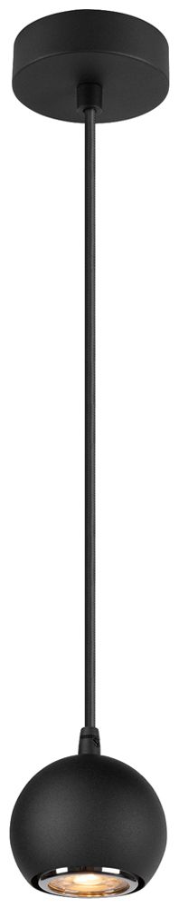 Lampada sospesa SLV LIGHT EYE 90 GU10 1×6W REG Ø89mm nero