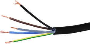 Kabel Td 5×1mm² 3LNPE schwarz Eca