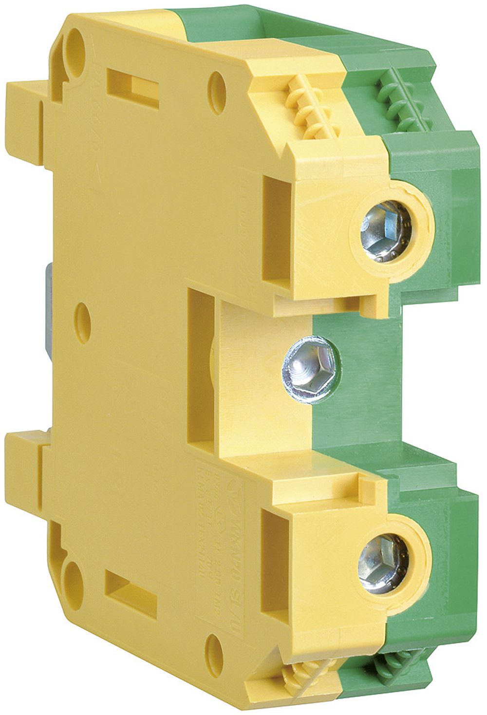 Morsetto di passaggio Hager 70mm², PE, a vite