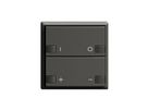 Frontset ON-OFF Dimmer 2K/2T ZEP EDIZIOdue schwarz