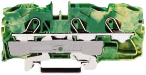 Durchgangsklemme WAGO TOPJOB S 10mm² 3L grün/gelb Serie 2010