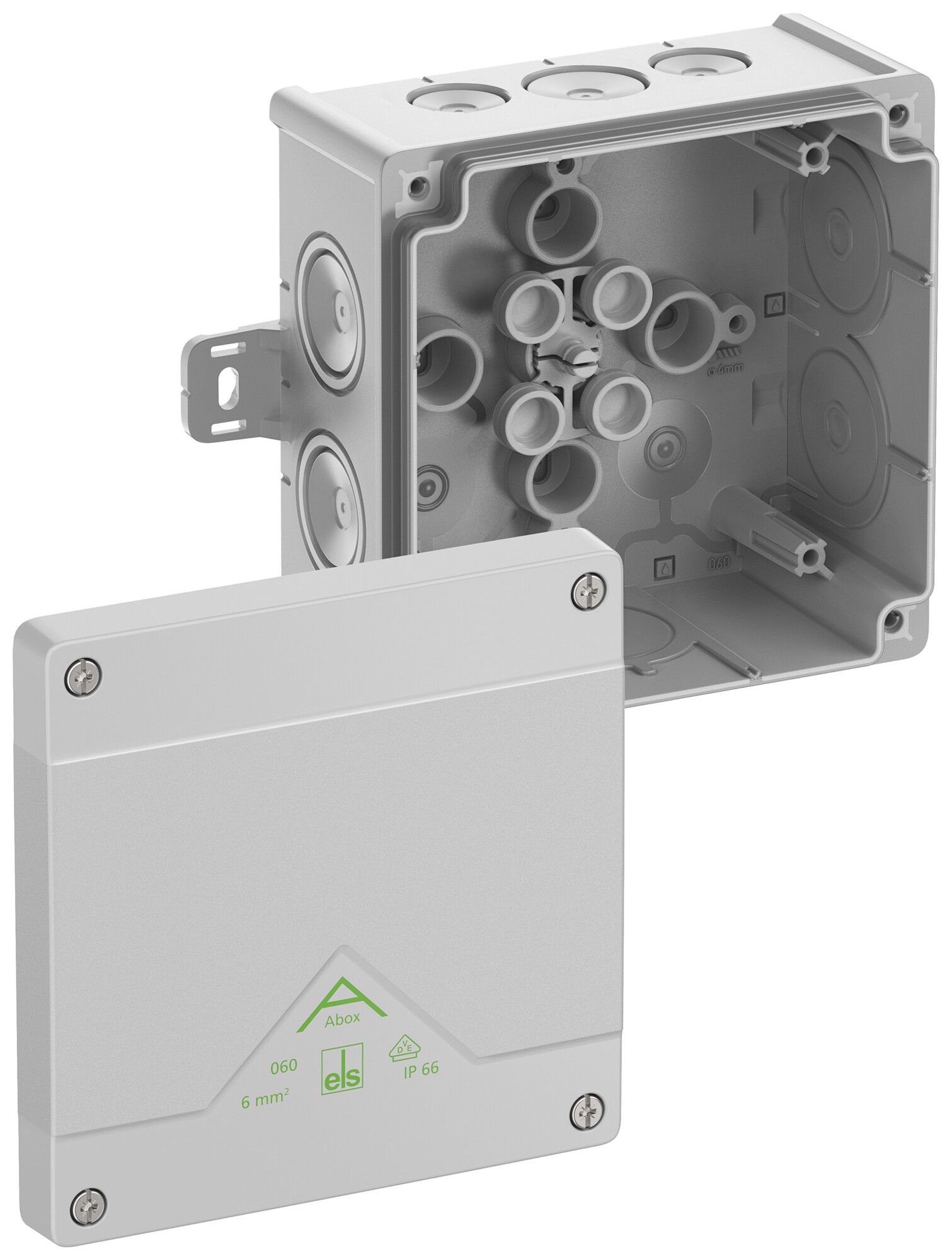 Scatola di derivazione AP Spelsberg Abox 060 AB-L 127×127×70mm IP66 gr