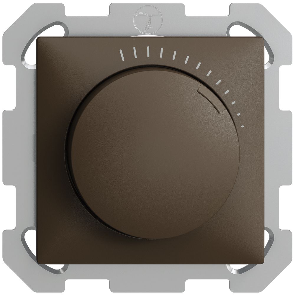 Régulateur de vitesse ENC EDUE 230VAC, 1 phase, 20…400VA, 77×77mm, coffee