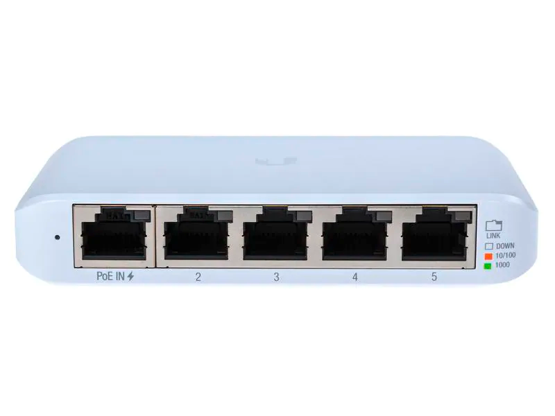 Ubiquiti UniFi 5 Port Switch 5xGE, alimentation USB-C&PoE