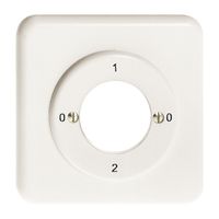 Kit frontale INC 0-1-0-2 bianco per interr.rotativo a chiave