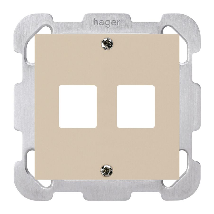 UP-Frontset HMS kallysto B für 2 Module beige