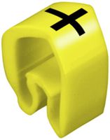 Leitermarkierer Weidmüller CLI C MP für Ø4…10mm 4×7mm Symbol: +, gelb