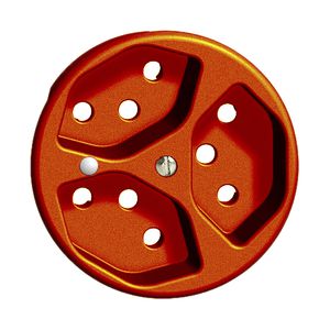 Frontscheibe FH 3×T13 orange Ø58mm mit Linse