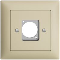 UP-Montageset für XLR-Dose EDIZIOdue vanille