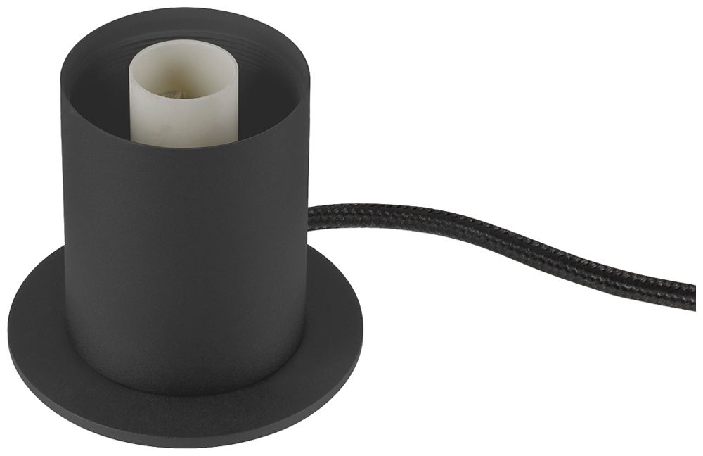 Tischleuchte SLV VARYT E14 1×6W Schalter Ø90×90mm schwarz