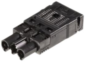 Steckerteil Wieland GST18I3F S2 ZR1, 3P 250V 20A, schwarz