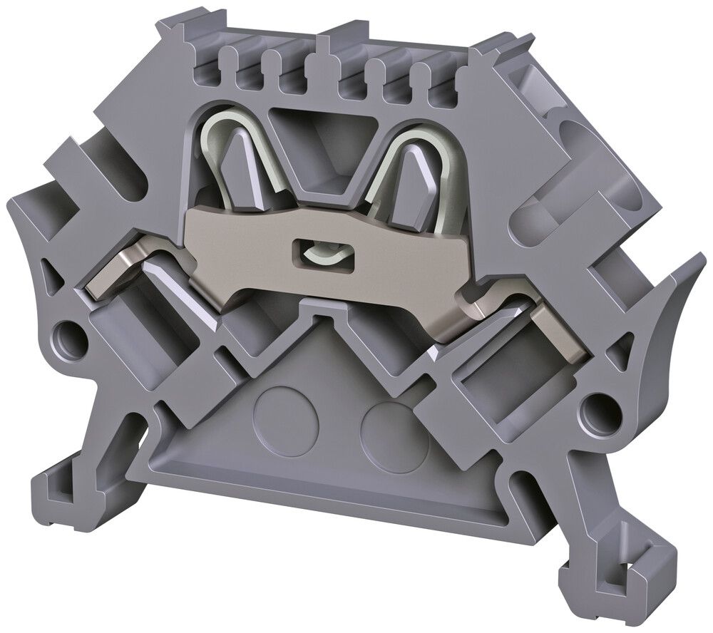 Borne de passage joignable WZ 0.5…4mm² 32A 800V raccord à fiches 2×1 DIN 35mm gr