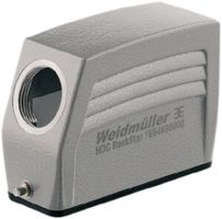 Boîtier pour fiche Weidmüller HDC 16A étrier lg.partie inf.grd.5 1×PG16 latéral