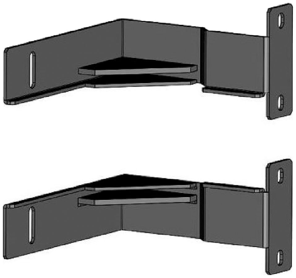 Support de montant pour porte Easy Rack acier pour 5 montants de porte