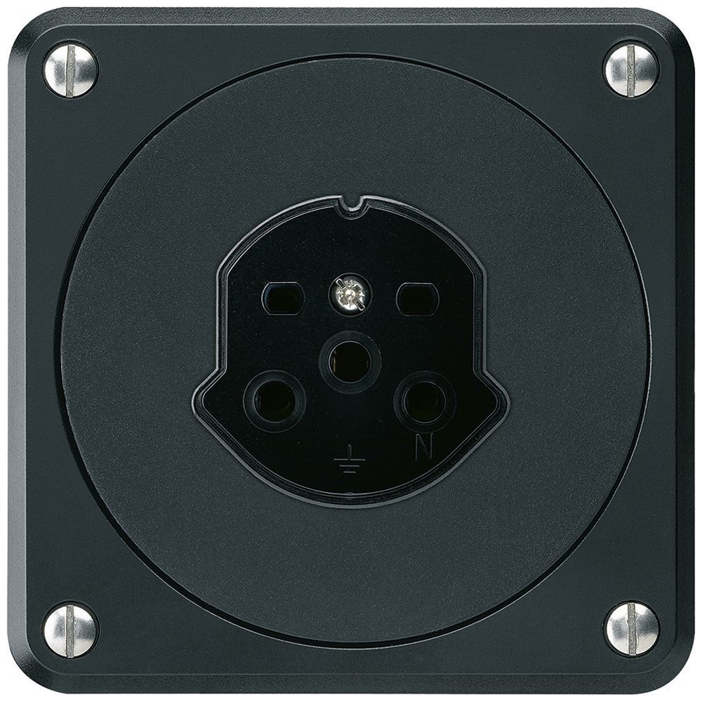 Prise ENC robusto type 15 noir sans clapet pour combinaison