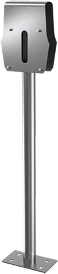 Edelstahlsäule Mennekes für 2×AMTRON® Wallbox, 1231×240×107mm, 9.5kg
