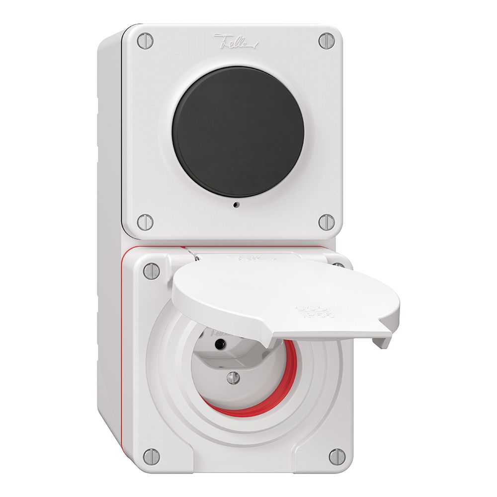 Combinazione NAP NEVO S3/1L+T13 IP55 secondo SN 441011 serie c.guarn.rossa, bi