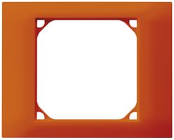 Cadre de recouvrement kallysto 80×100mm à visser orange