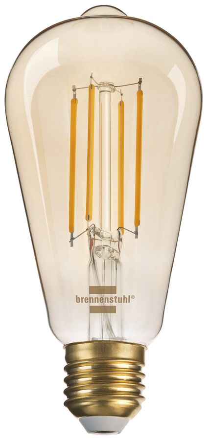 Lampada LED Brennenstuhl Connect E27 4.9W 470lm 2200K Ø65×140mm chiaro 360°