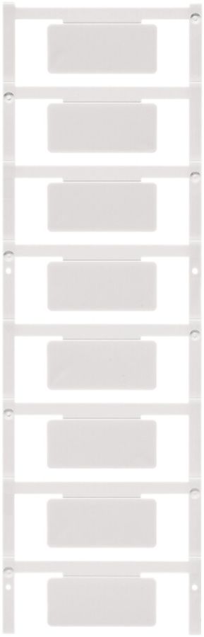 Marqueur d'appareil Weidmüller MultiCard SM auto-adhésive 19×42mm PA66 blanc