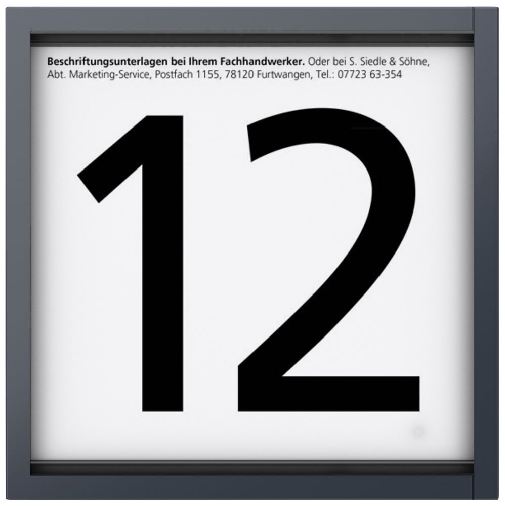 LED-Info-Modul Siedle systemunabhängig Kunststoff anthrazit