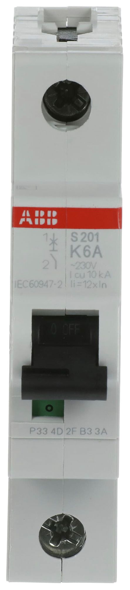 Leitungsschutzschalter ABB S201-K6 6A 6kA