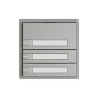 Poussoir universel EDIZIO.liv UNI SNAPFIX® 12…48V a.LED 3× comm.1T étiqu.grc