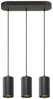 Pendelleuchte SLV ASTO TUBE GU10 3×10W direkt Ø70×125mm schwarz