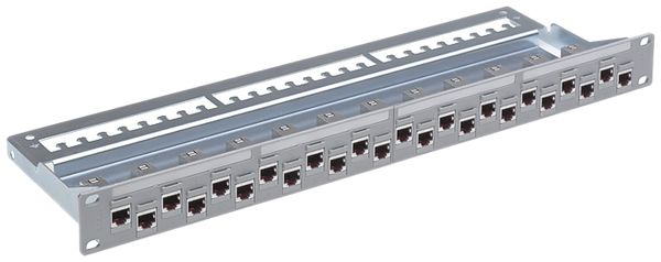 Panneau de distribution 19" cat.6A 24RJ45/s 1UH